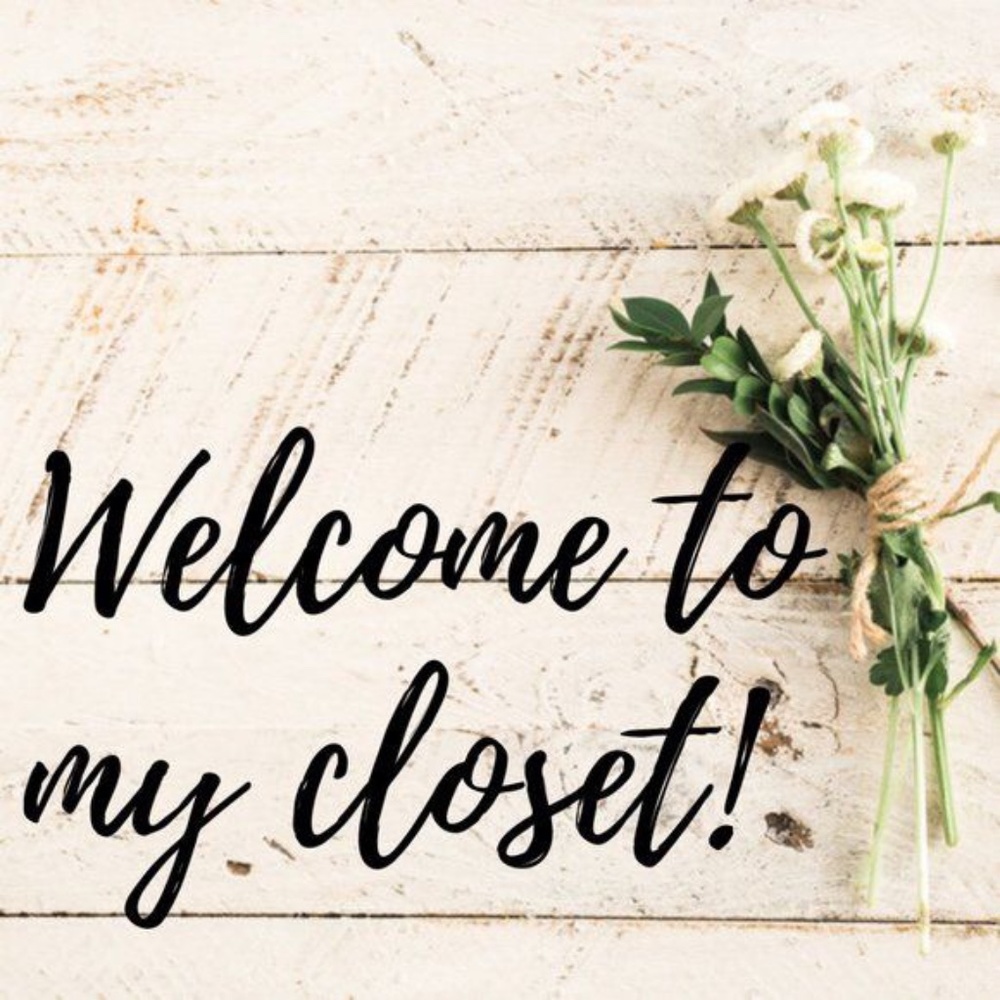 Welcome to my closet!